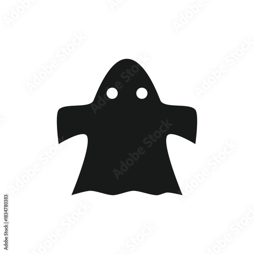 Black ghost icon