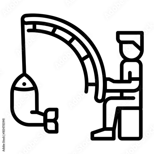 school holidays Line Icon