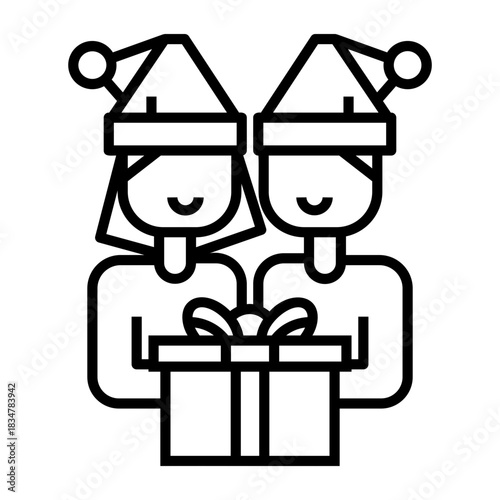 school holidays Line Icon