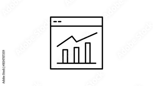 A vibrant graph displaying an upward arrow, indicating growth or improvement in data trends.