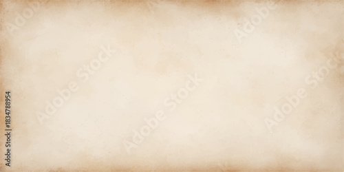 Antique parchment paper texture, a brown vintage grunge background sheet with aged, stained design