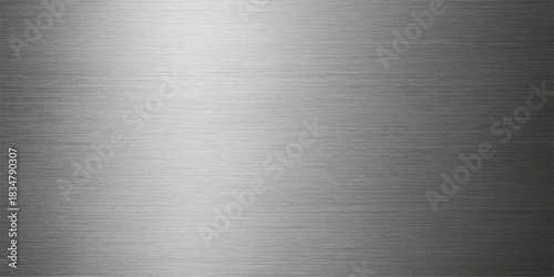 Brushed silver metal texture for industrial background wallpaper