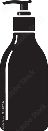 Pump bottle dispenser cosmetic silhouette

Pump liquid soap container packaging

Pump dispenser for lotion or shampoo