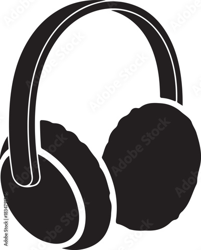headphones Earmuffs winter accessory vector icon

Earmuffs warm ear protection symbol

Earmuffs fashion clothing silhouette