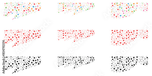 Flower Pattern Background Designs in Various Colors and Arrangements for Creative Projects and Designs representing Spring and Floral Themes with Assorted Flower Designs