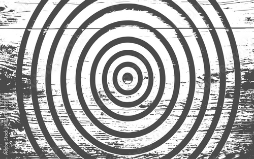 Circle Pattern on Wooden Surface Texture, Natural Rustic Wood Grain Background for Flyers, Banners, and Digital Artwork