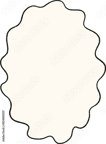 Christmas Whimsical Squiggly Frame