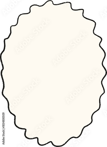 Christmas Whimsical Squiggly Frame