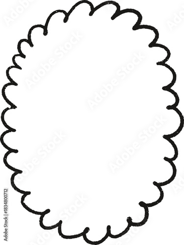 Christmas Whimsical Squiggly Frame