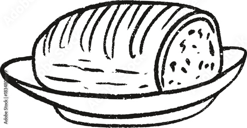 Sketch Christmas Cured Meat