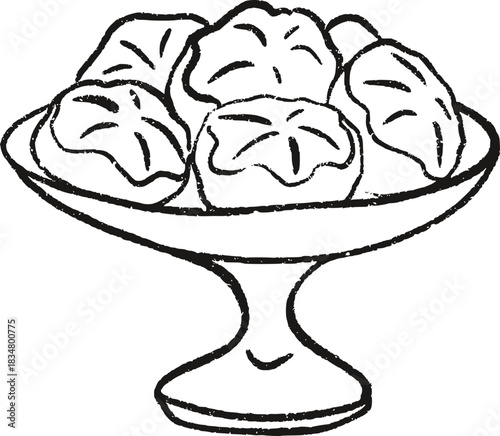 Sketch Christmas Eclair Dessert