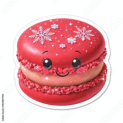 red velvet macaroon