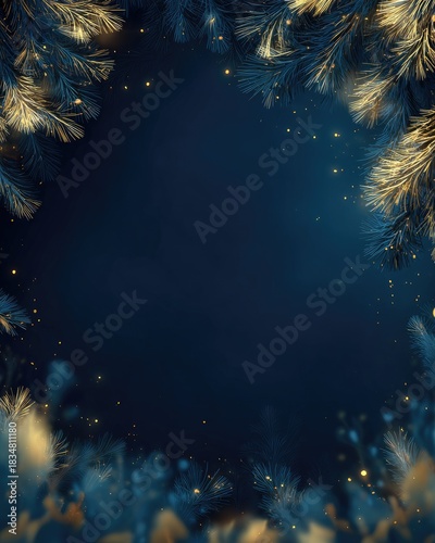 Happy new year eve background card for holiday celebrations with a festive atmosphere of glittering lights and sparkling decorations