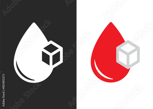 Blood sugar glycemia icon stock illustration