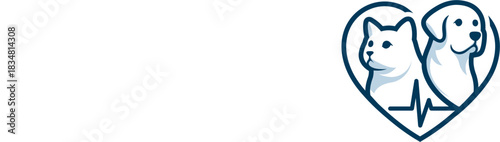 
dog and cat logo design