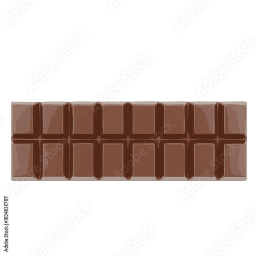 Realistic 3D Chocolate Bar