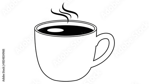 cup of coffee vector ilustration 