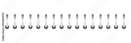 Ring of spiral template for notebook icon in flat style. Metal binder vector illustration on isolated background. Spiral coils sign business concept.