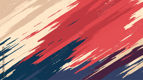 Abstract grunge background vector illustration with a colorful gradient line art texture and speed motion blur pattern