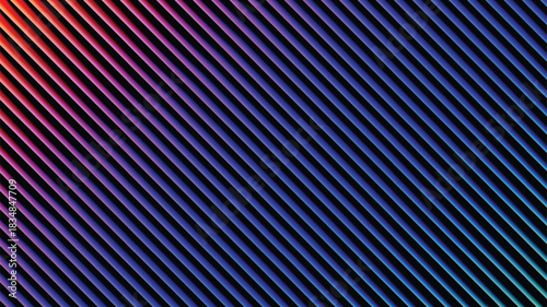 Abstract background with glowing diagonal lines and a vibrant color gradient.
