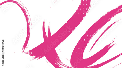 Abstract watercolor grunge background with pink floral heart design and nature leaf pattern vector illustration