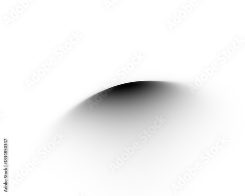 Soft blurred shadow gradient on a clean white background. Minimal abstract shading effect ideal for product mockups, overlays, and modern graphic design. Smooth monochrome highlight for creative 