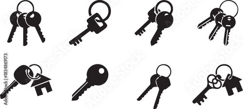 Key and Keyring Icons Collection