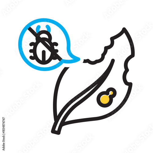 Vector multi color icon for Pest management