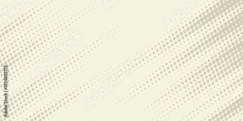 Retro beige halftone paper texture. Vintage craft ecru wallpaper with speckles, flecks, particles. Light cream grunge grain overlay background. Dirty dotted and specked canvas backdrop. Vector