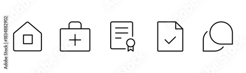 UX UI web icons. Vector illustrator, Suitable for Web Page, Mobile App, Web, and Print.