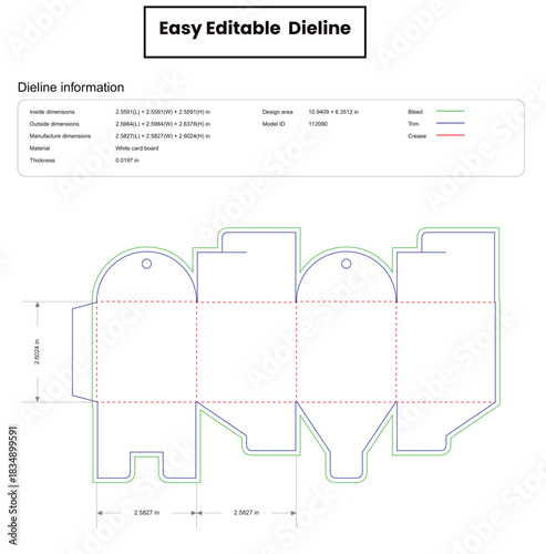 gift box with ribbon holes dieline template box dieline die lines packaging custom dieline  box cardboard box dieline pizza box dieline printable product packaging layout,

