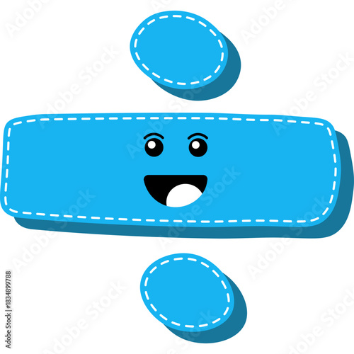 Cute Division Sign Character