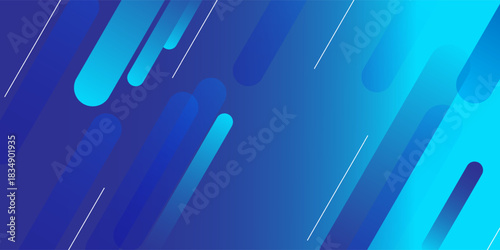 Abstract blue background with diagonal lines. Dynamic shapes composition. Modern vector illustration eps 10.