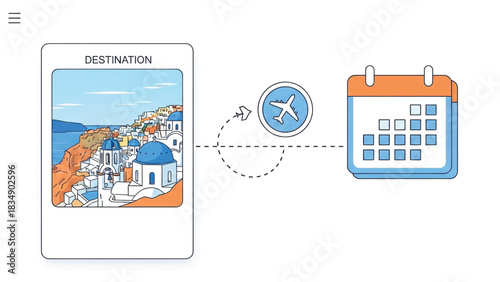 Streamlined travel planning process from selecting your ideal destination to organizing your adventure schedule with a user-friendly calendar interface