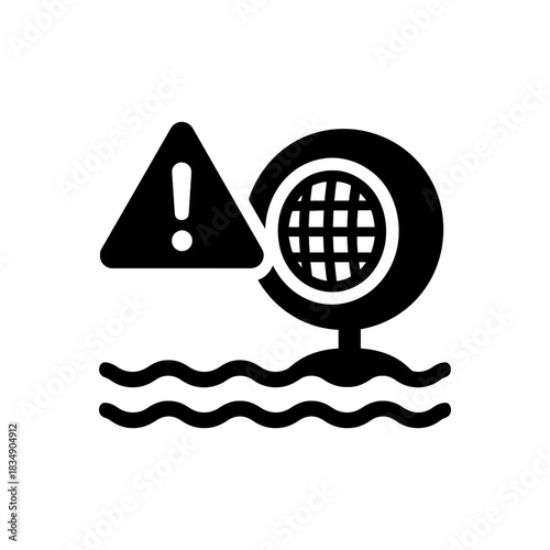 Pool Drain Hazard Icon
