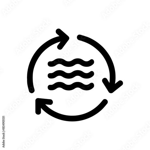 Water Circulation System Icon