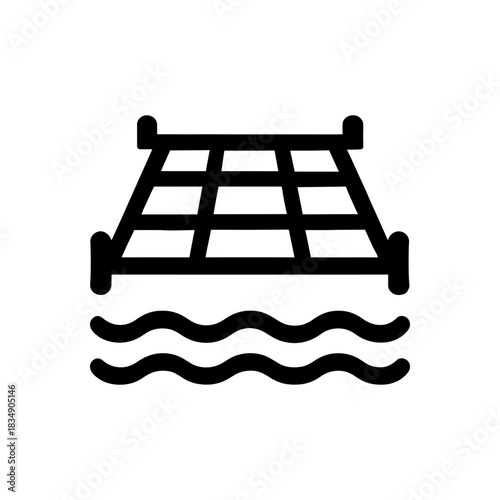 Pool Drain Grate Icon