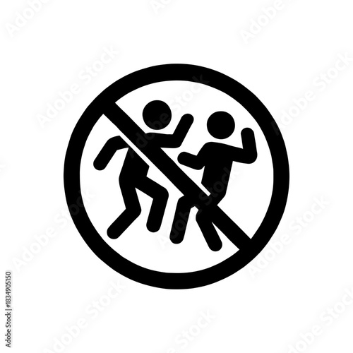 No Rough Play Icon