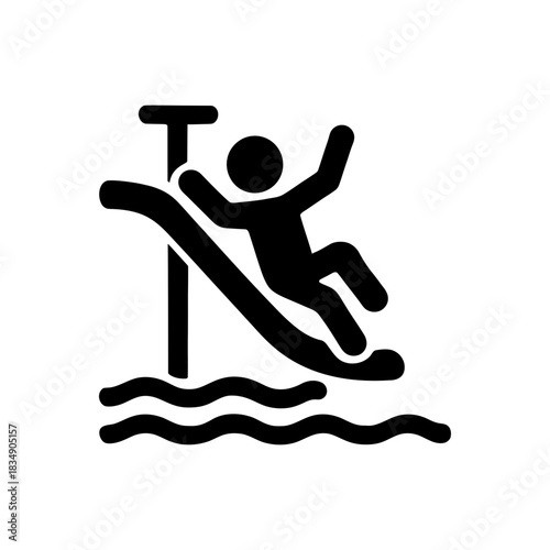 Water Slide Fun Icon