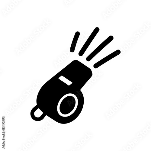 Lifeguard Alert Whistle Icon