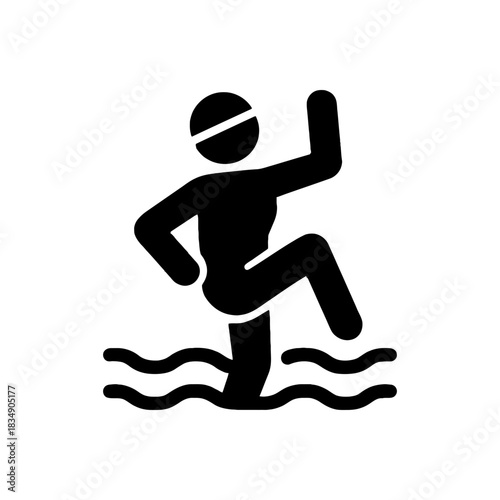 Water Aerobics Exercise Icon