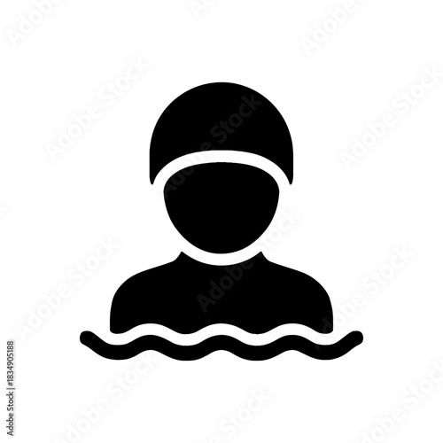 Female Swimmer Avatar Icon