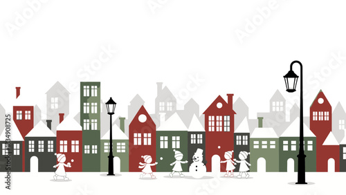 Christmas Night Silhouette