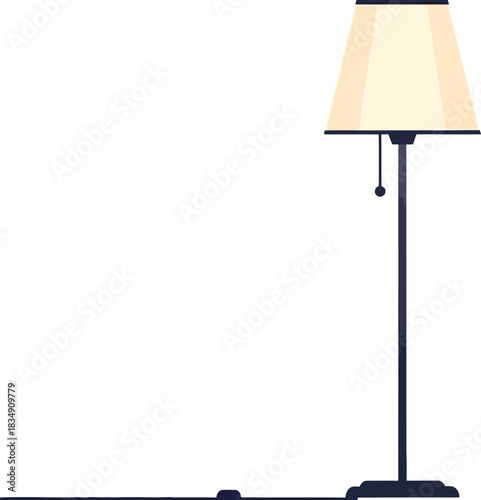 Cozy reading lamp casting soft glow, perfect for relaxing evenings at home