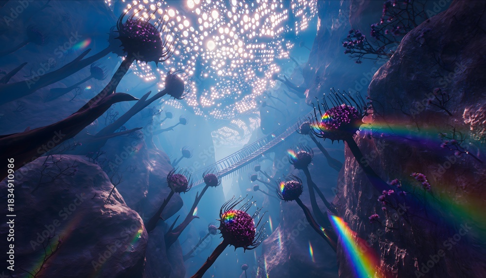 Fototapeta premium Fantasy Underwater Garden