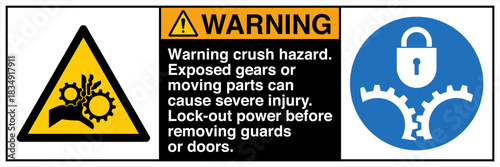 Safety Sign Signage WARNING M...