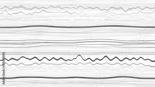 Dynamic grayscale abstract background with varied horizontal line patterns design