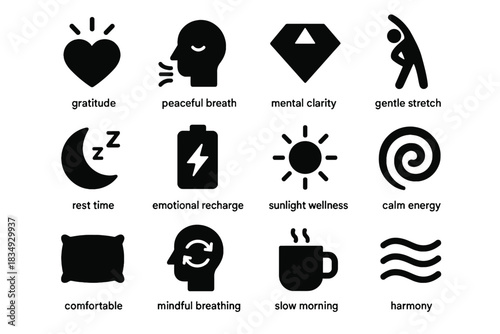 Grid icons rounding mental vector no icon health ui negative cells sterile