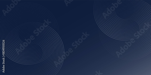 Geometric, layout, graphic, website,  Panoramic blue glowing geometric lines on dark blue background. nice concept good design old line light