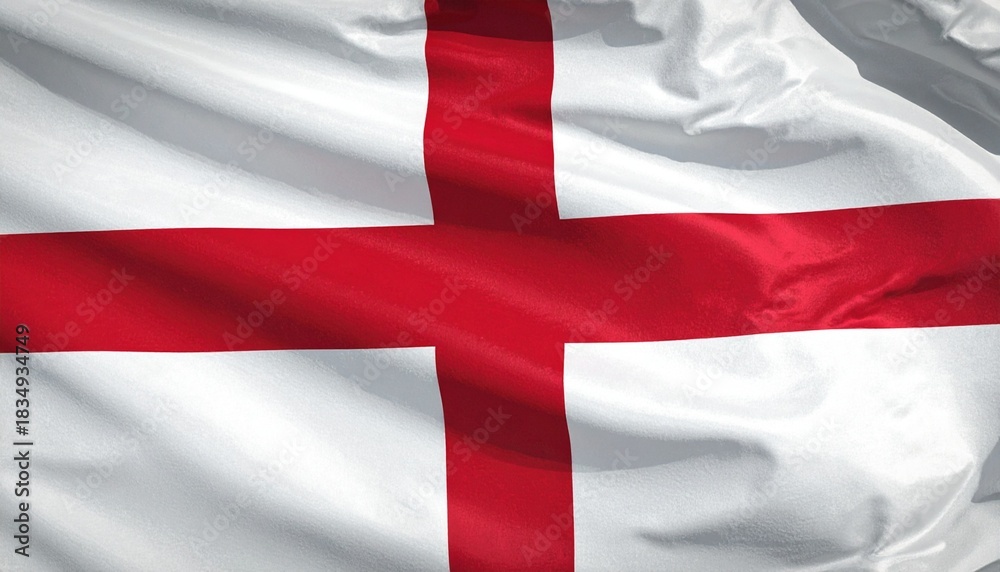 Obraz premium waving colorful flag of england.,us